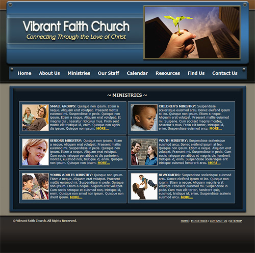 Web Template For Church from www.webtemplatesgallery.com
