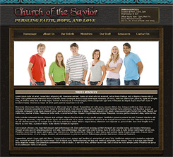 Youth Ministry page.
